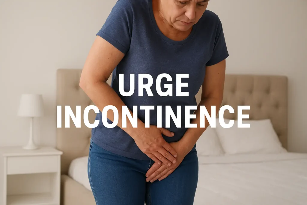 how to manage urge incontinence Ashbourne symptoms