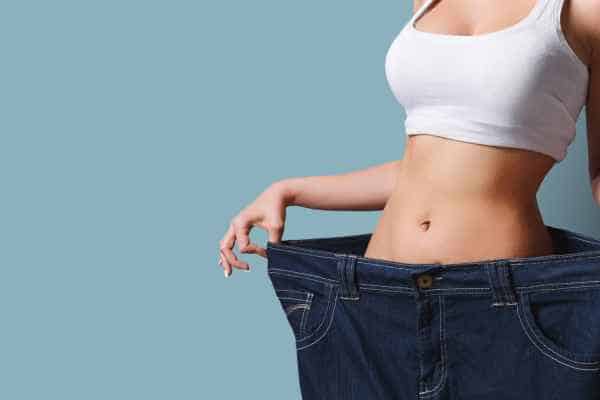 woman after fat reduction treatment Ashbourne